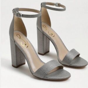 Sam Edelman Womens Heels Sandals Yaro Block Heel Ankle Strap Dressy